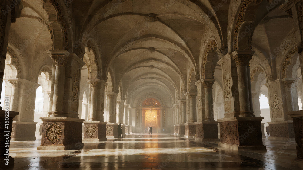 Fototapeta premium interior of the cathedral of st james in sibenik croatia