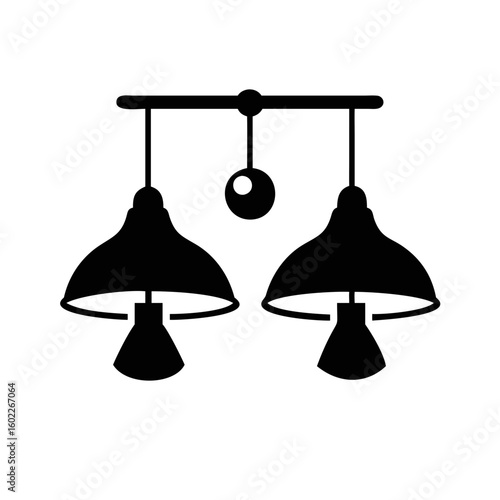 Elegant dual pendant light fixture casting an even and ambient glow