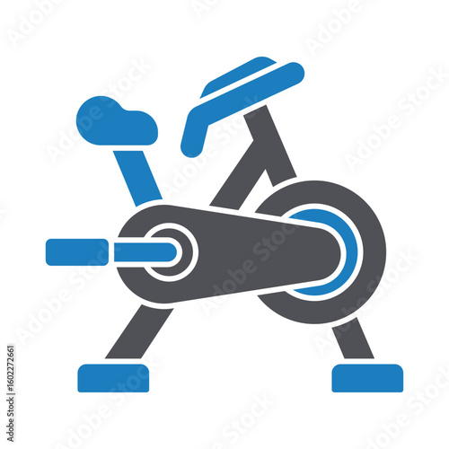 Elliptical bike, Vector Icon which can easily modify or edit