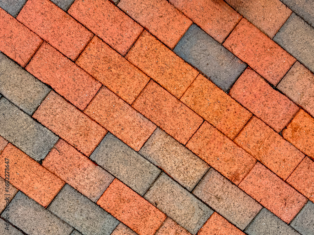 custom made wallpaper toronto digitalColorful diagonal brick pavement pattern background