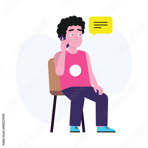 Sharing an Idea Vector  illustration. EPS 10 file