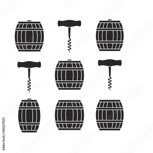 vector illustration of a cage with birds