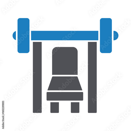 Exercise machine Vector Icon which can easily modify or edit