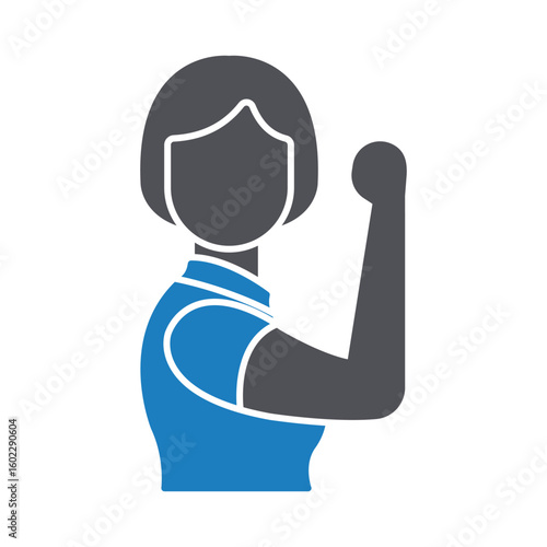 Calisthenics Vector Icon which can easily modify or edit