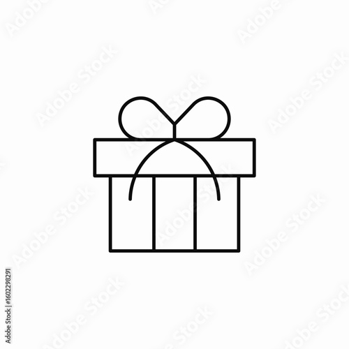 present gift icon icon sign vector