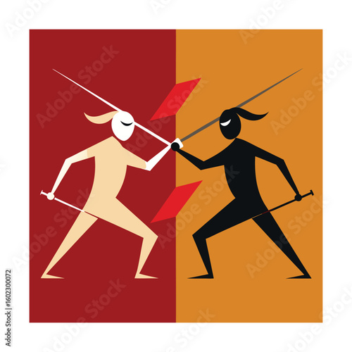 Duel between