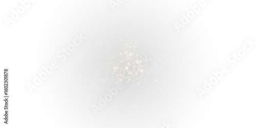 Glitter, background, light, bokeh, and dust sparkle in this holiday PNG. Shiny glistering elements create a magical PNG Overlay with transparent gold starlight and festive glow.