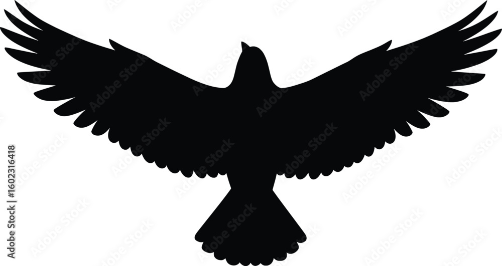 Obraz premium Dynamic Vector Birds in Flight - Nature's Graceful Creatures