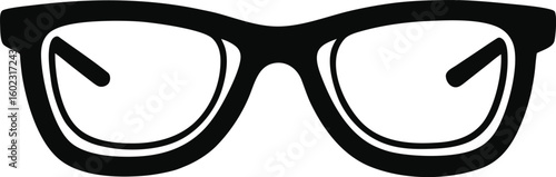 black sunglasses isolated on white background