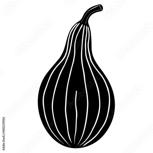 Ridge gourd  vector illustration perfect for posters, icon, t-shirts, cards, wall art prints and ai design.