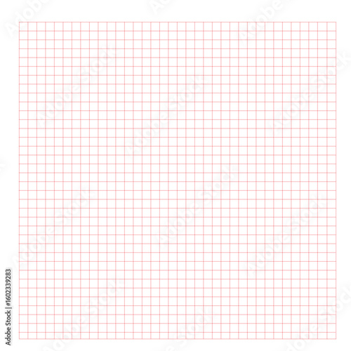 Graph, drafting paper regular square lines grid, mesh pattern. Wireframe texture. Bisect, traverse lines background. simple grating, trellis or lattice of cross lines EPS10