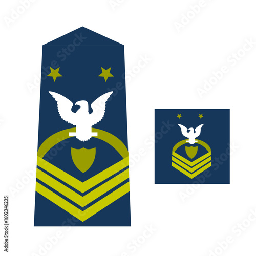 Grade dans l'armée américaine : Sous-officier des gardes-côtes : Premier maître de la réserve de la garde côtière.