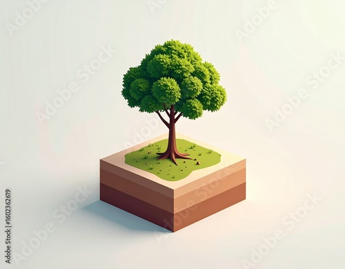 bonsai tree isolated on white