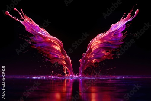 wings in water