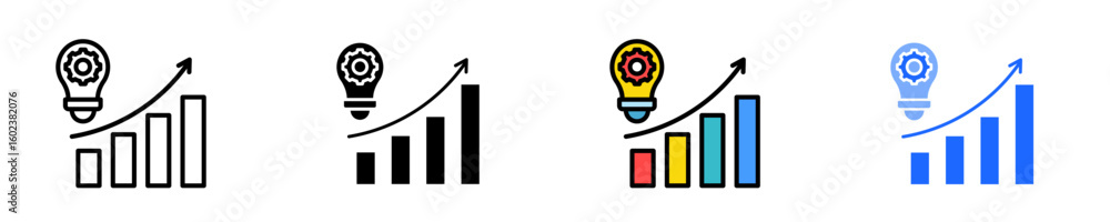 Innovation Driven Icon Set Multiple Style Collection Innovation Driven Icon Set Multiple Style Collection