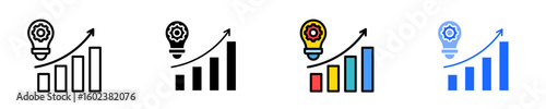 Innovation Driven  Icon Set Multiple Style Collection