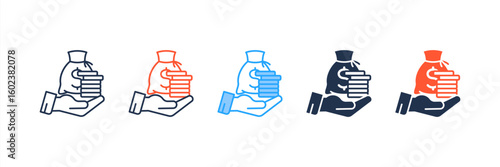 Saving icon set multiple style collection