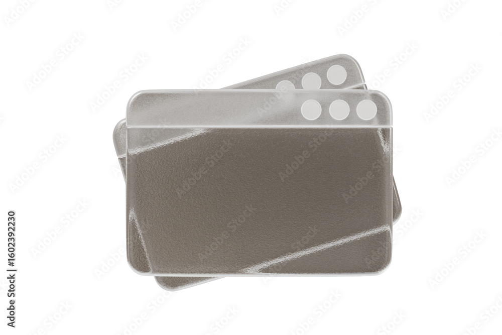 Fototapeta premium 3d web browser window icon. Minimal cartoon web browser liquid glass style isolated on white transparent background. Interface UX, UI. Web browser windows concept. 3d render.