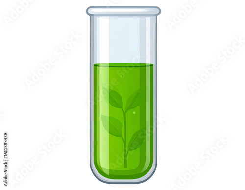 Wallpaper Mural Flat Vector Test Tube Icon in Lab Equipment Style, isolated on transparent background PNG Torontodigital.ca