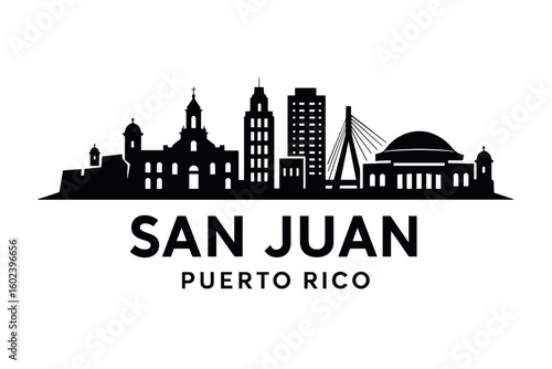 San Juan city skyline with iconic buildings and landmarks