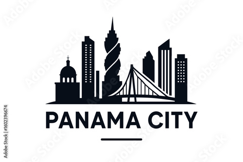 Panama City skyline with iconic buildings and landmarks