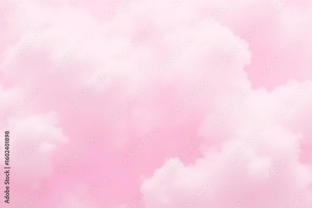 Naklejka premium pink clouds background