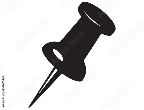 PUSH PIN SILHOUETTE