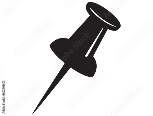 PUSH PIN SILHOUETTE