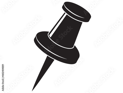 PUSH PIN SILHOUETTE
