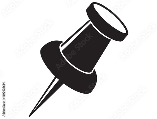 PUSH PIN SILHOUETTE