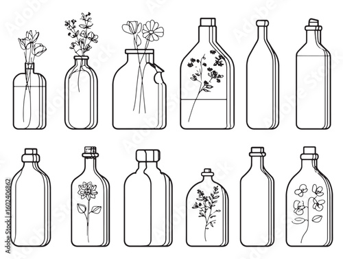 Recycled Bottle Vase Holder