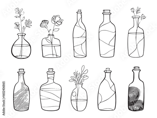 Recycled Bottle Vase Holder