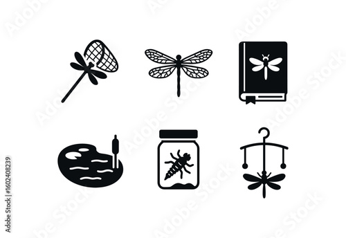 solid icon isolated dragoy observation net dragoy wing model dragoy species guide dragoy habitat pond trial dragoy larva rearing kit dragoy mobile sculpture
