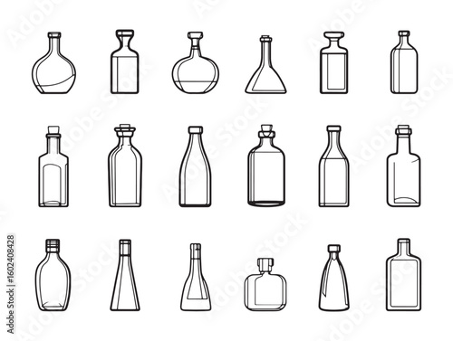 Recycled Glass Bottle Vase Elegant Minimalism