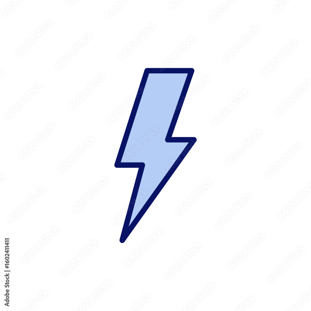 Lightning icon vector. electric sign and symbol. power icon. energy sign Lightning icon vector. electric sign and symbol. power icon. energy sign
