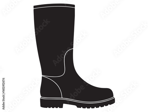 RAIN BOOT SILHOUETTE