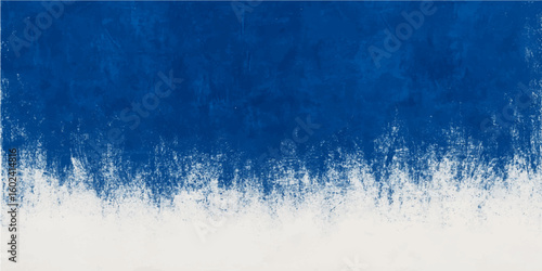 Vintage blue grunge background with a frozen water texture, resembling a cold winter window design or an icy paint splash