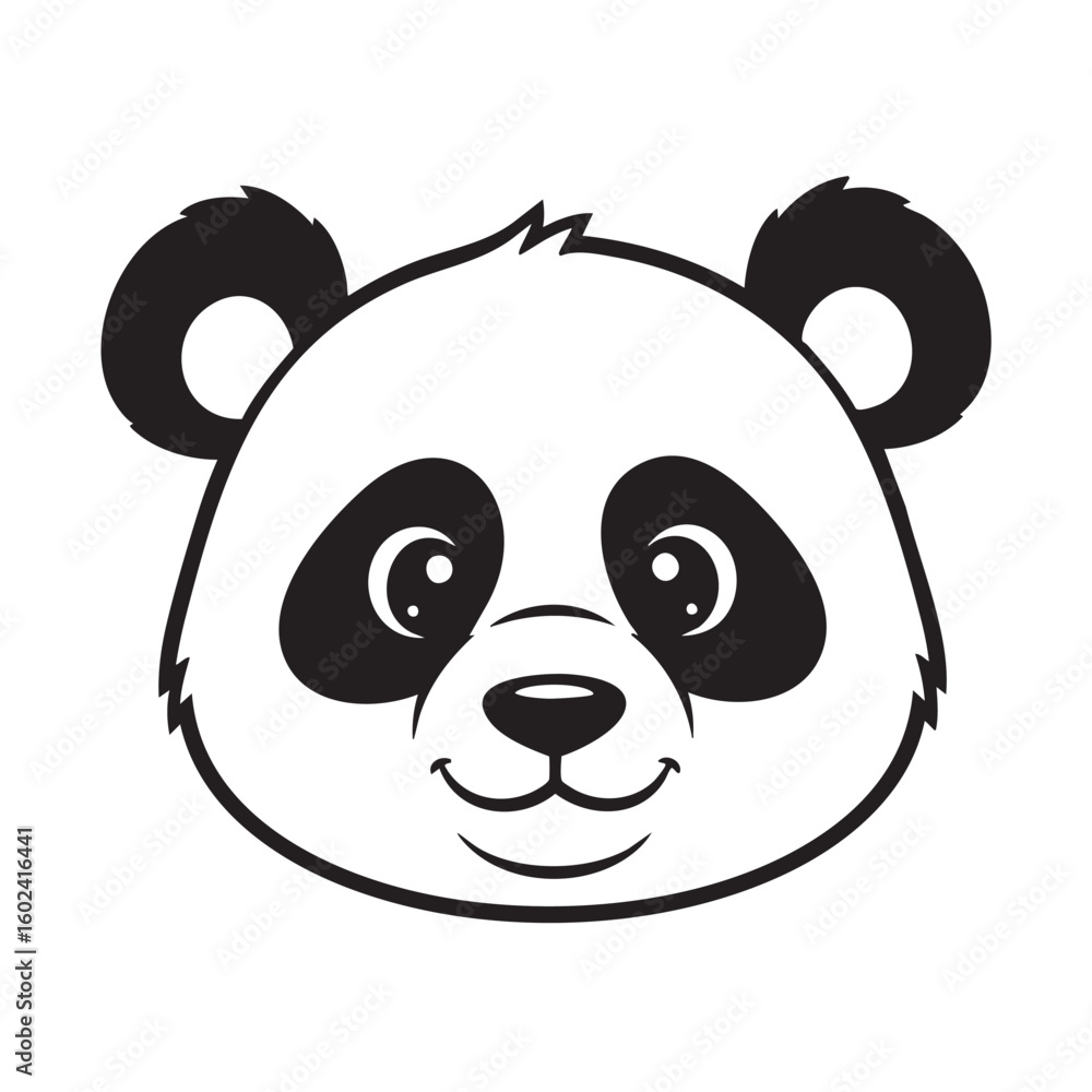 Fototapeta premium Baby Bunny Line Art