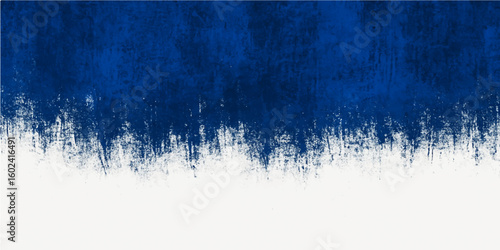 Blue winter grunge background with abstract paint splashes, evoking a cold, vintage ice texture