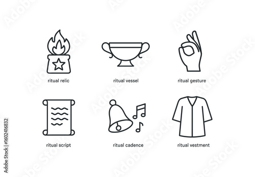 straight perfect stroke icon mono icons style isolated ritual relic ritual vessel ritual sture ritual script ritual cadence ritual vestment