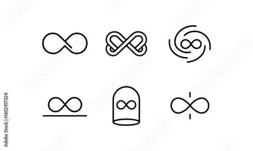 straight perfect stroke icon mono icons style isolated infinity loop circuit infinity fabric weave infinity spiral galay infinity horizon infinity dimension portal infinity lens flare