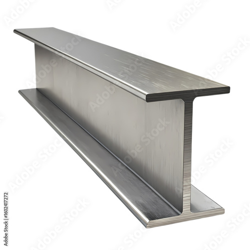 Closeup View of a Steel IBeam