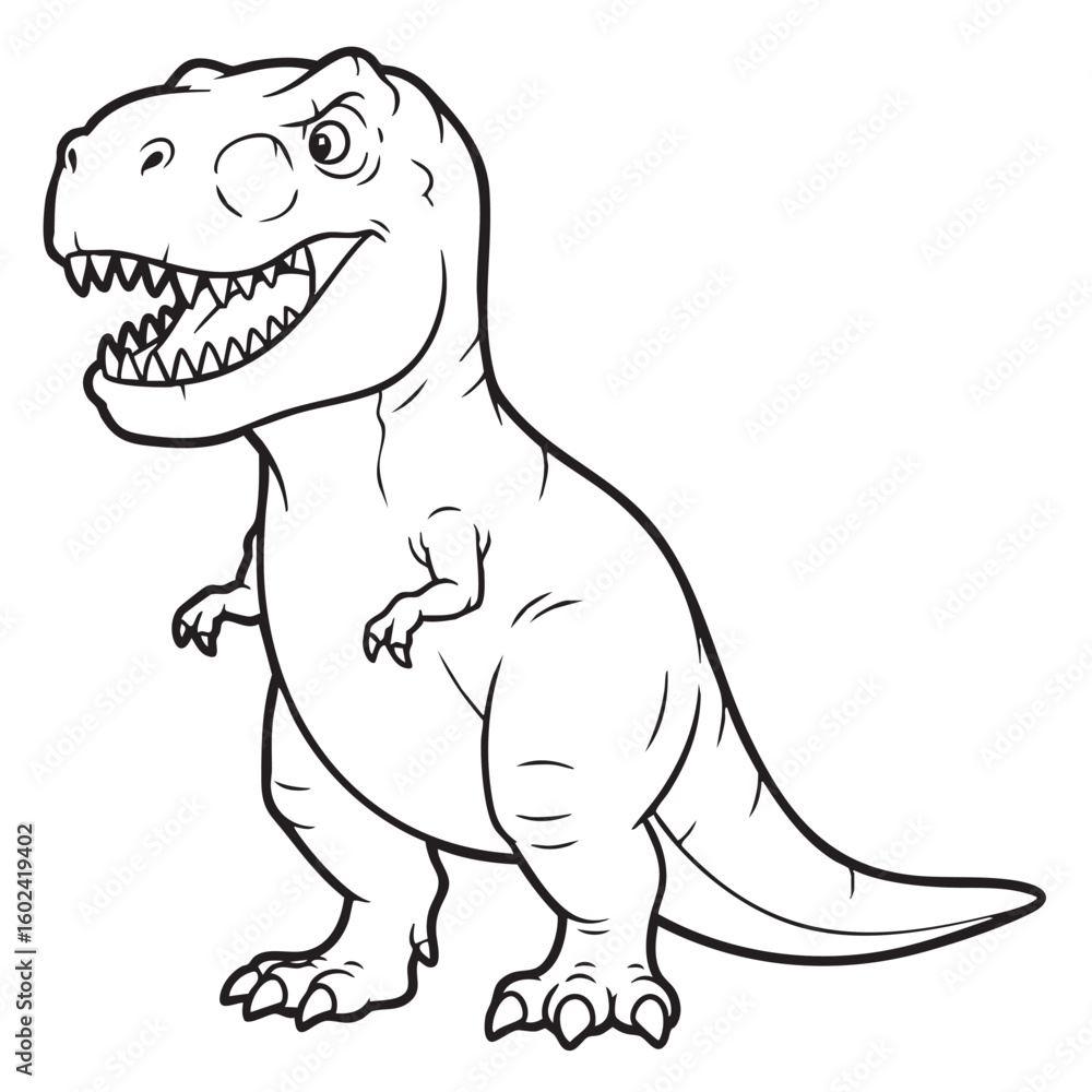 Fototapeta premium Baby Bunny Line Art