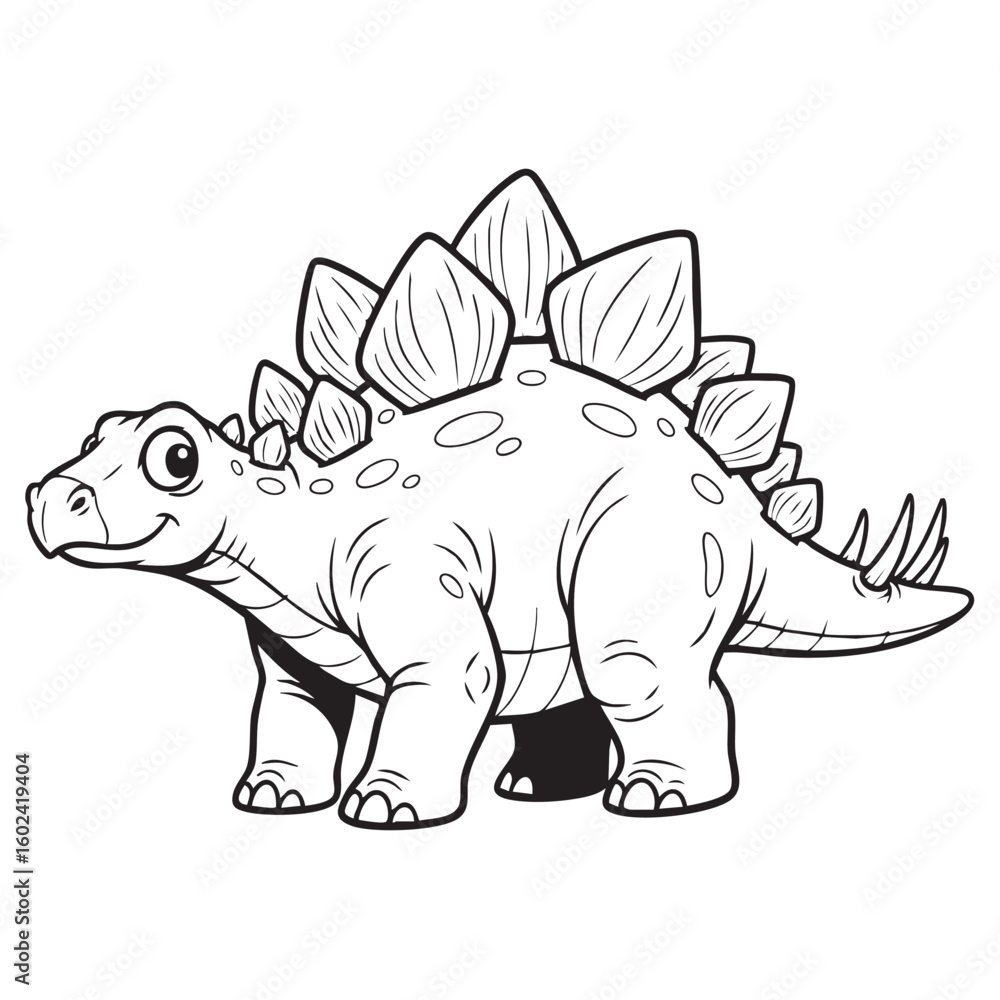 Fototapeta premium Baby Bunny Line Art