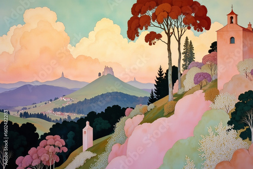 Top Art Nouveau Style illustrations 