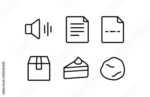 straight perfect out stroke icon mono icons style isolated chunk o segment chunk tet snippet chunk file part chunk module package chunk cake piece chunk clay lump