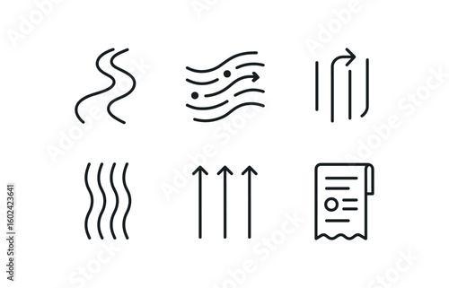 straight perfect out stroke icon mono icons style isolated stream river current stream particle flow stream thread pool stream plasma channel stream heat flu stream transaction log