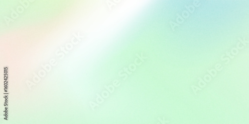 Green gradient spring background Soft gradient mesh illustration.