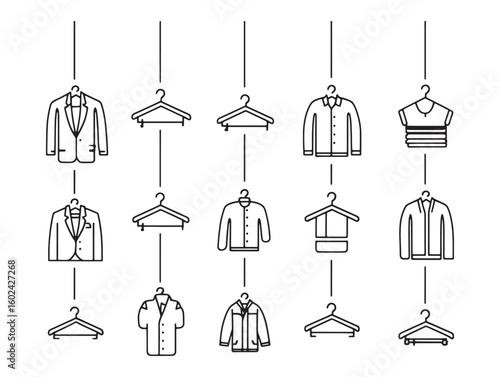 rhea ultra minimalist 2d line art icon set four