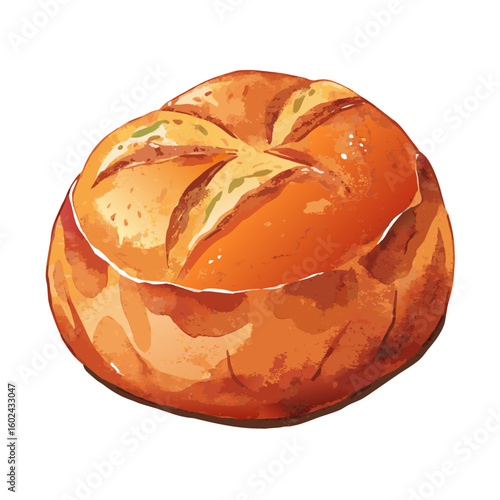 bun with raisins